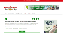 Desktop Screenshot of ganhardinheiro-online.com